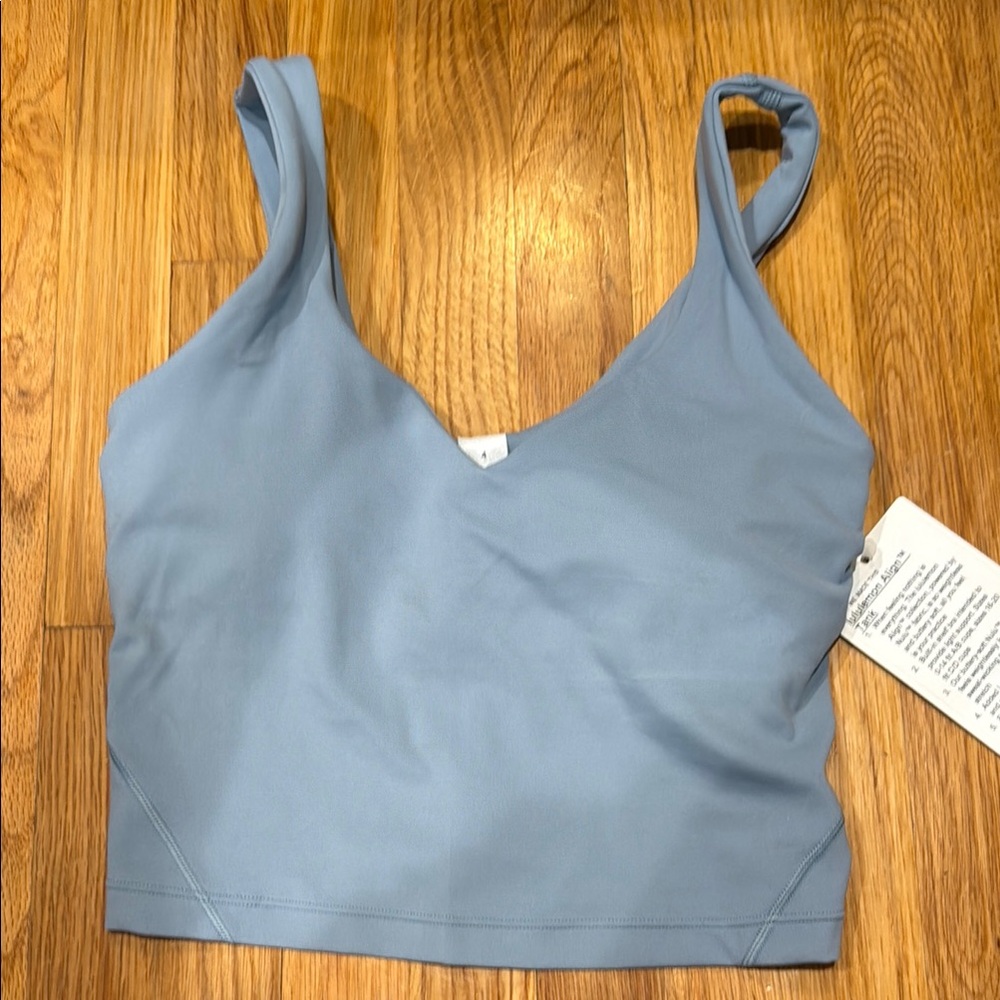 lululemon Align Tank Top NWT Washed Denim size 4